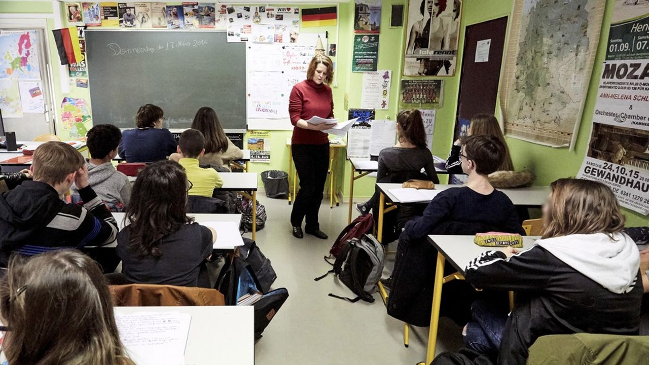 Seuls 55 % des postes de professeurs d'allemand ont été pourvus aux concours de recrutement, en juillet dernier.