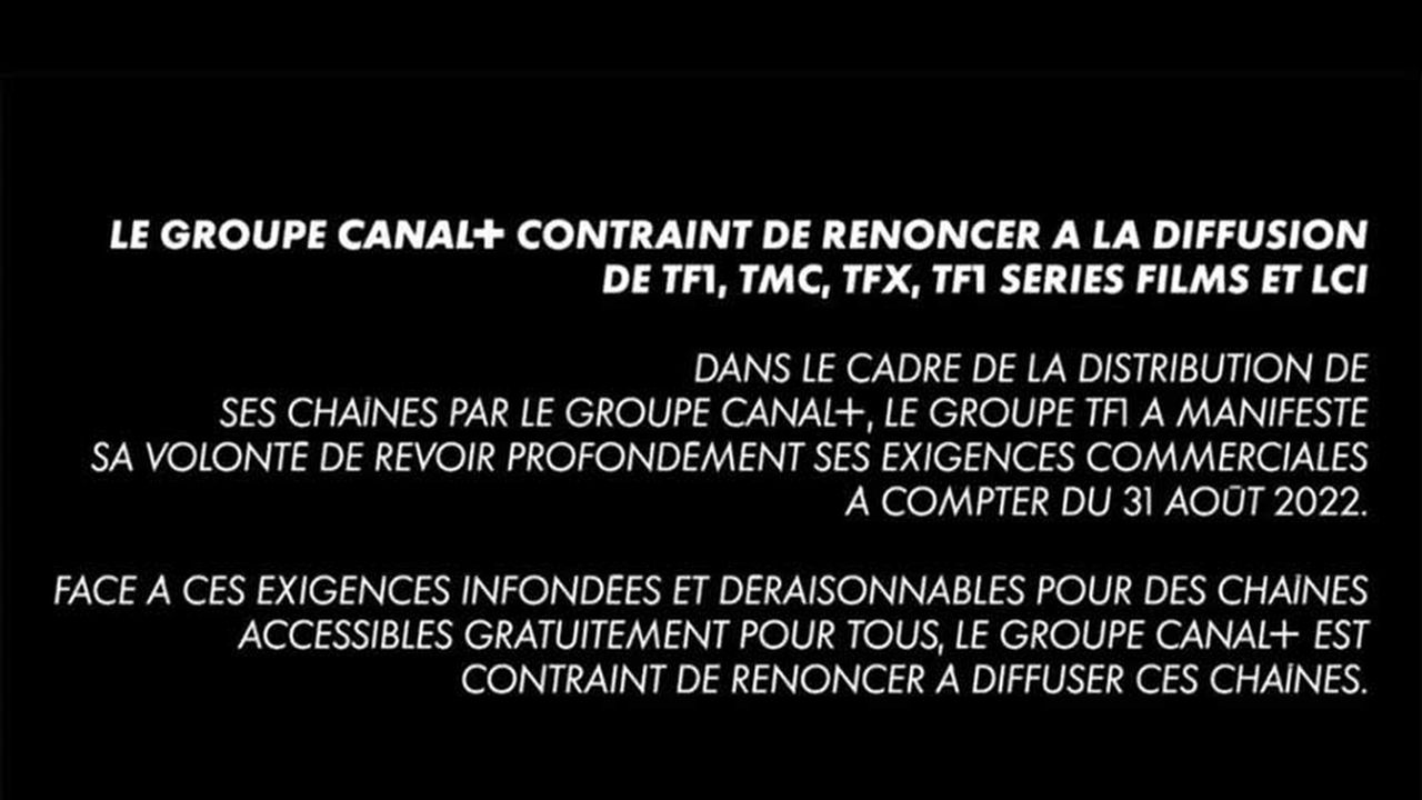 Le retour des chaînes TNT de TF1 sur l'offre satellite de Canal+ s'éloigne  encore | Investir