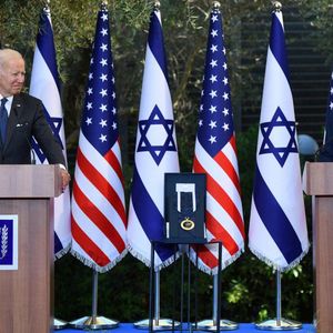 En juillet dernier, le président américain Joe Biden recevait la Médaille présidentielle d'honneur des mains du président israélien Isaac Herzog.