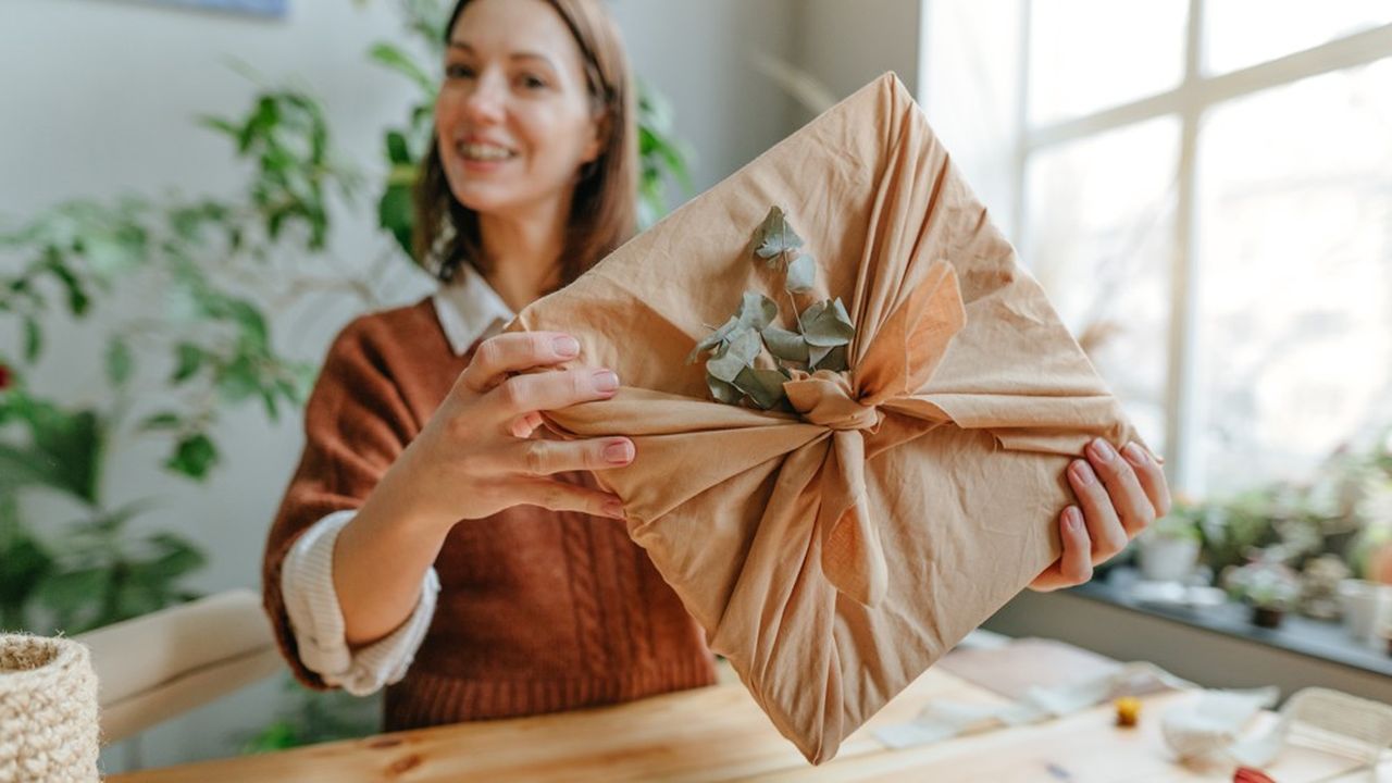 Le furoshiki est une technique de pliage de tissu venue du Japon.