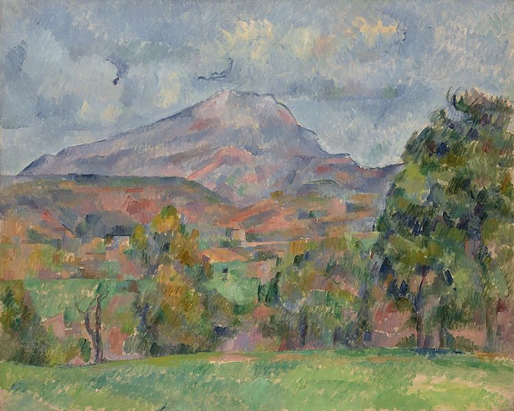 «La montagne Sainte-Victoire» (1888-1890), par Paul Cézanne, vendu à 137 790 000 dollars.