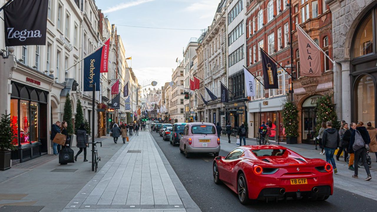 A Londres, le luxe se porte bien sur Bond Street.