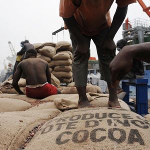 L'exportation de cacao représente 14 % du PIB de la Côte d'Ivoire.
