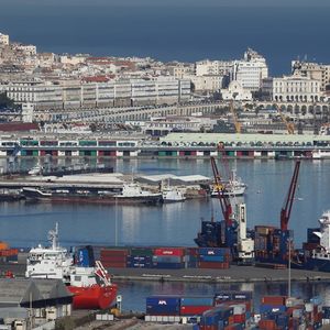 Le port d'Alger.