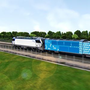 Le wagon générateur d'hydrogène développé par Alstom et Engie sera adapté aux besoins du fret, qui réclame beaucoup plus de puissance en termes de traction qu'un train régional de passagers.