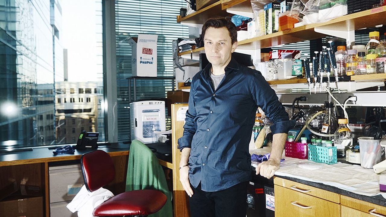 David Sinclair, photographié dans son laboratoire à la Harvard Medical School en novembre dernier.