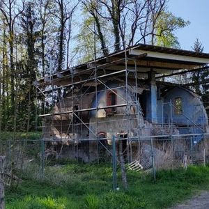 La maison Gilardoni, à Altkirch (Haut-Rhin) a été un temps menacée de démolition. Elle doit être reconstruite à l'identique.
