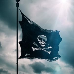 Les pirates hissaient réellement le drapeau noir sur leur navire mais partaient rarement à l'abordage.