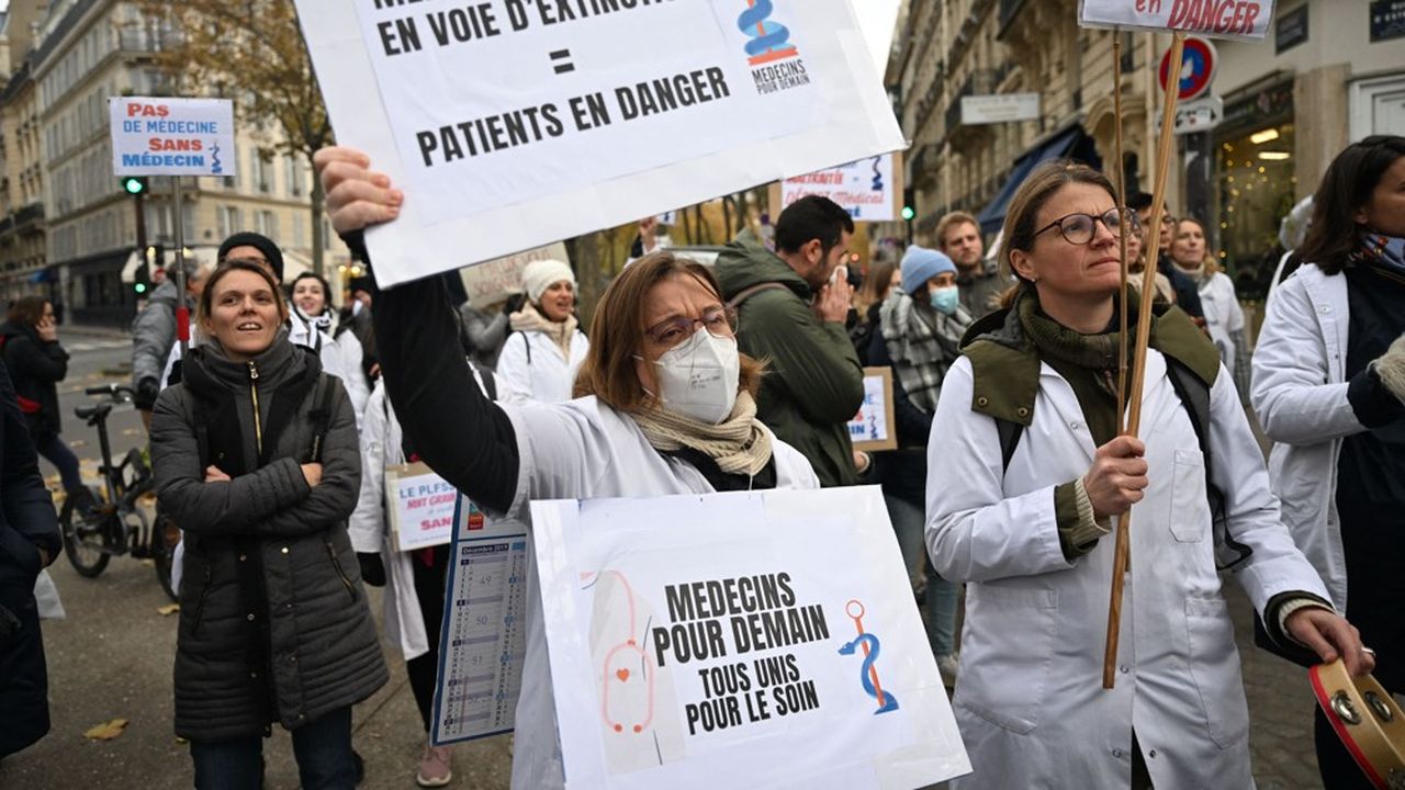 Les médecins étaient déjà descendus dans la rue le 1er décembre à l'appel de « Médecins pour demain ».
