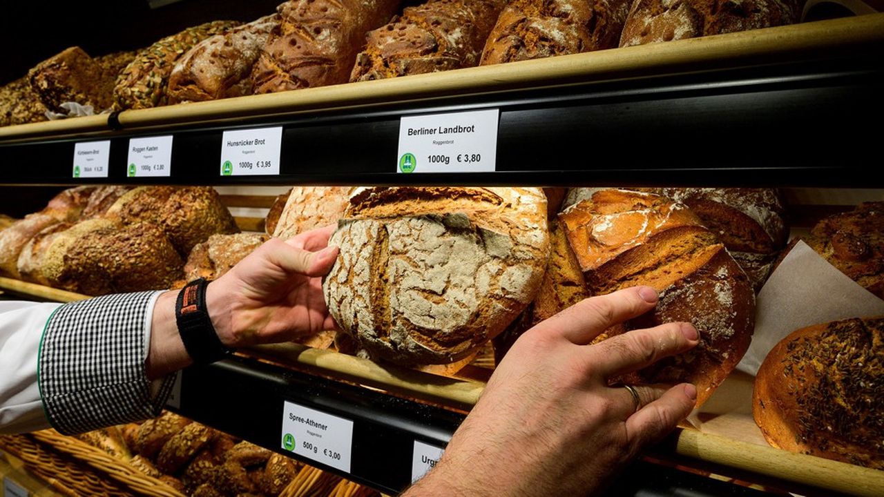 L'alimentation a vu ses prix se renchérir de 20,7 % en décembre en Allemagne. (Photo by John MACDOUGALL/AFP)