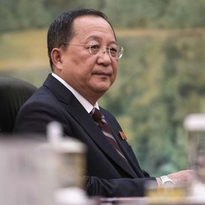 Ri Yong-ho le 7 décembre 2018 à Pékin, lors d'une réunion avec le président chinois, Xi Jinping