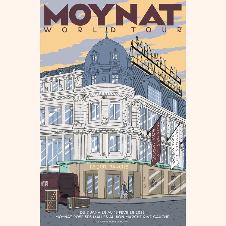 Illustration Moynat World Tour.