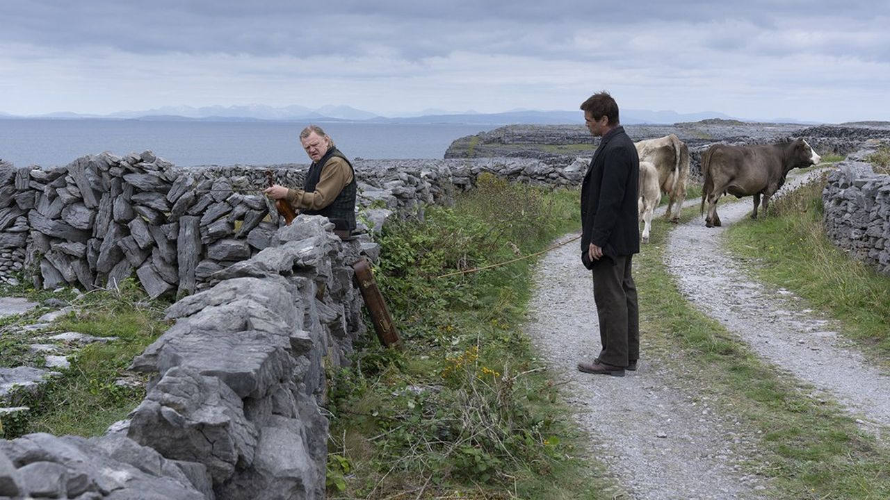 « Les Banshees d'Inisherin », de Martin McDonagh, avec Colin Farrell (à droite) et Brendan Gleeson.