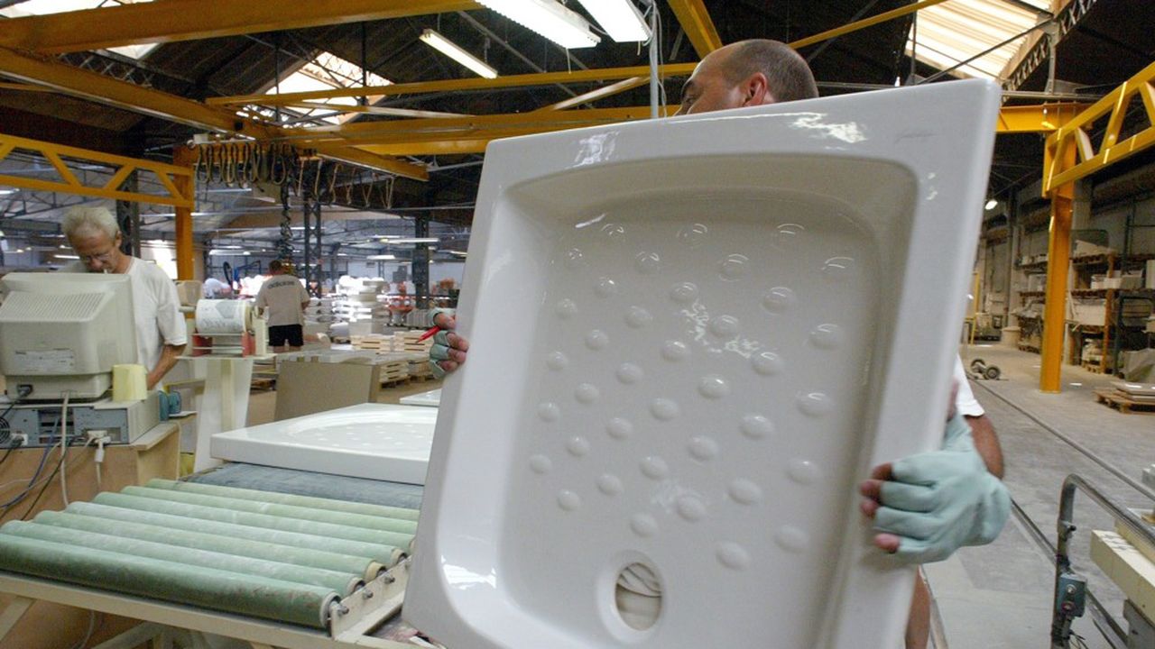 L'ex-usine Jacob Delafon à Damparis a prévu de produire 90.000 appareils sanitaires en 2023.