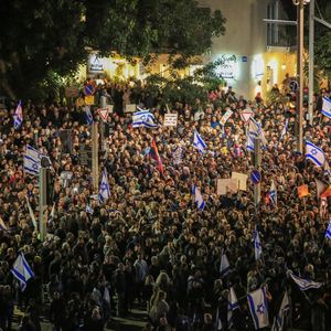 A Tel-Aviv, la manifestation a réuni quelque 80.000 personnes - soit 600 000 personnes à l'échelle de la France.