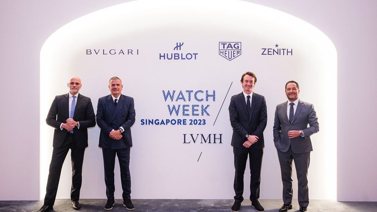 A Singapour, l'une des grandes citadelles du luxe et cinquième marché de l'horlogerie suisse, le numéro un mondial français du secteur a organisé la quatrième édition de sa LVMH Watch Week.