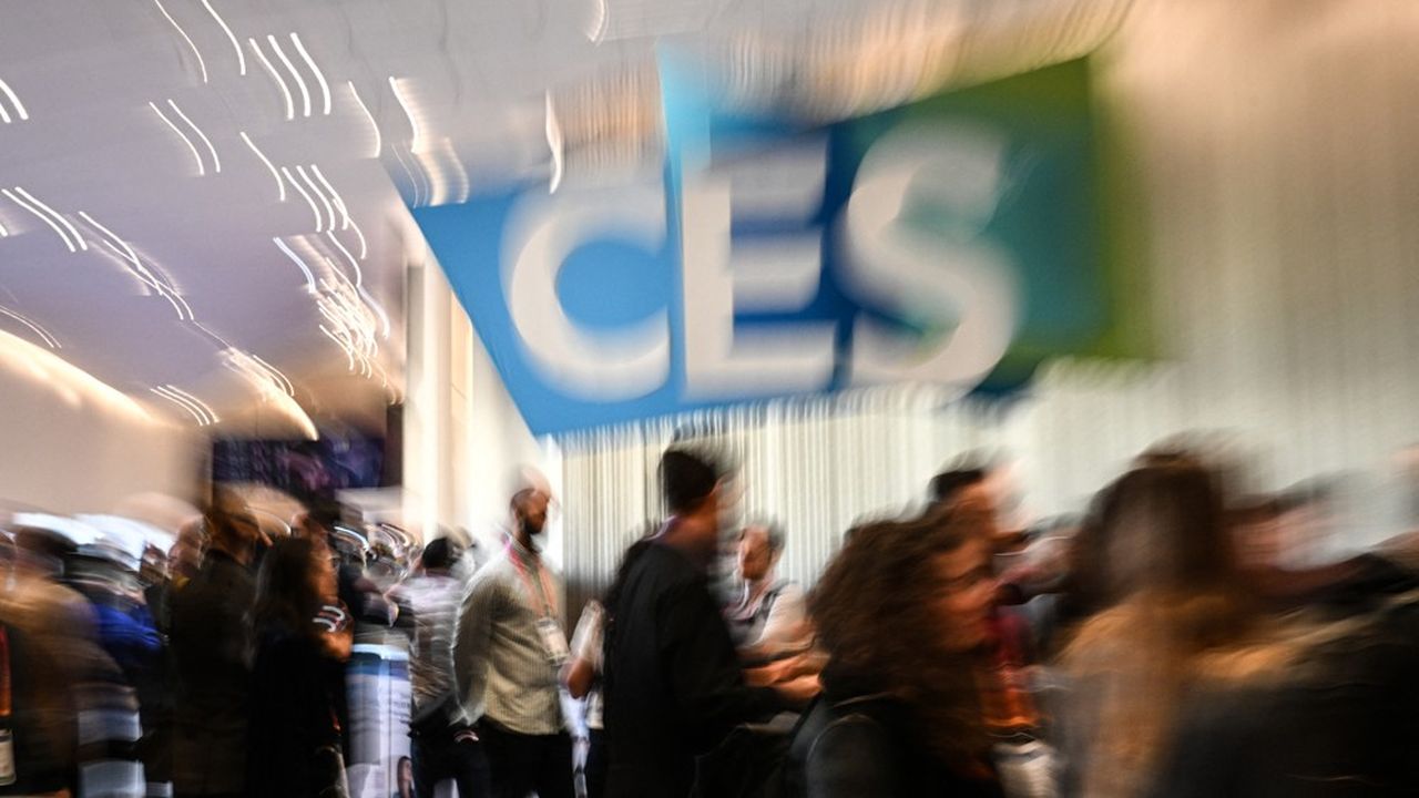 Le Consumer Electronics Show (CES) à Las Vegas, Nevada, le 6 janvier 2023.