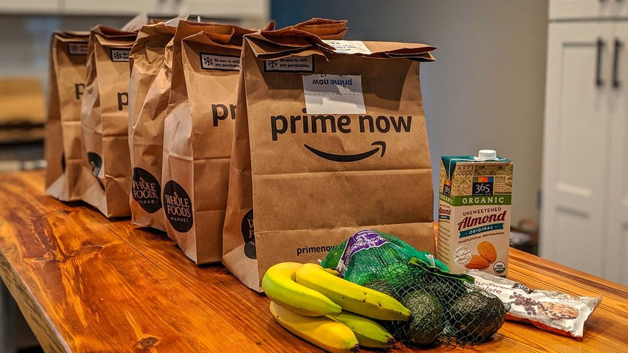 Aux Etats-Unis, Amazon a augmenté le coût de la livraison de ses produits frais et d'épicerie facturée aux abonnés Prime.