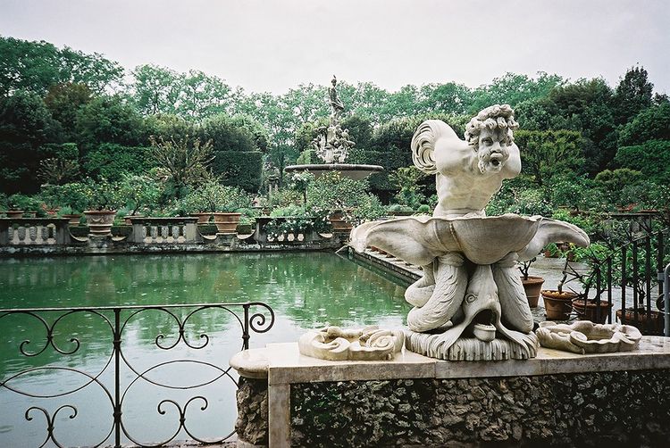 Les jardins de Boboli à Florence.