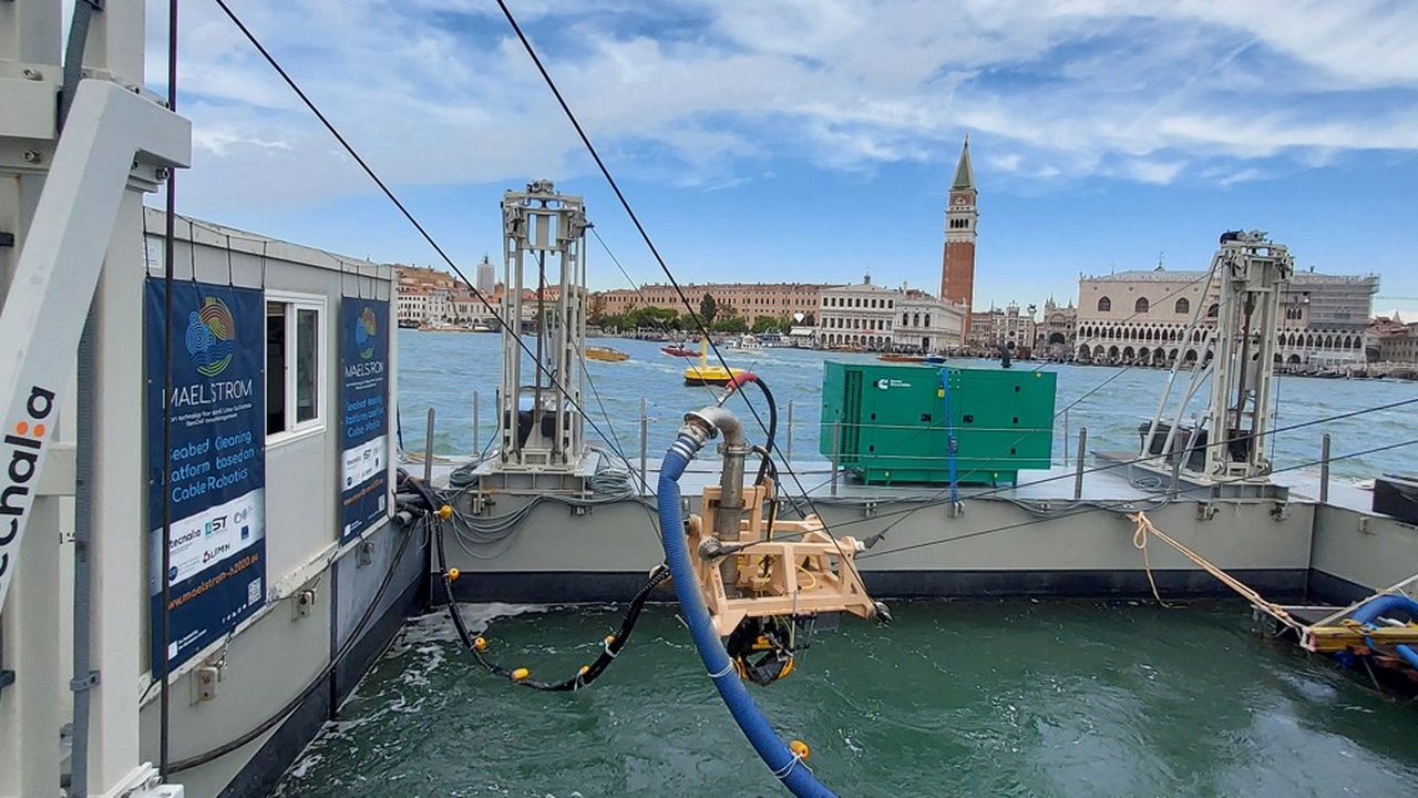 Le robot a été testé en septembre 2022 à Venise.