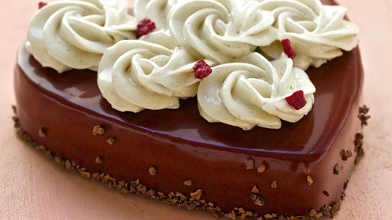 Gâteau de Saint-Valentin au chocolat - Marie Claire