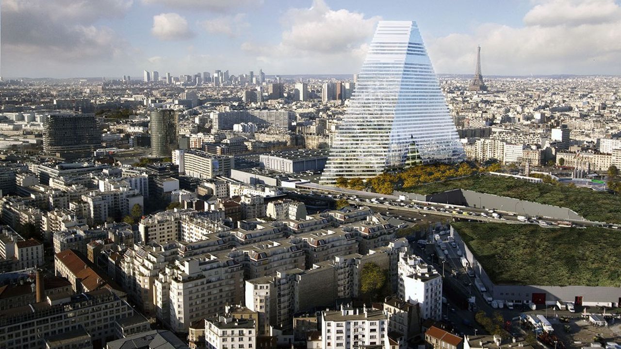 Conçue par le bureau suisse Herzog et Meuron, qui a notamment à son actif la Tate Modern de Londres et le stade olympique de Pékin, la Tour Triangle mesurera 180 mètres de haut pour 42 étages.