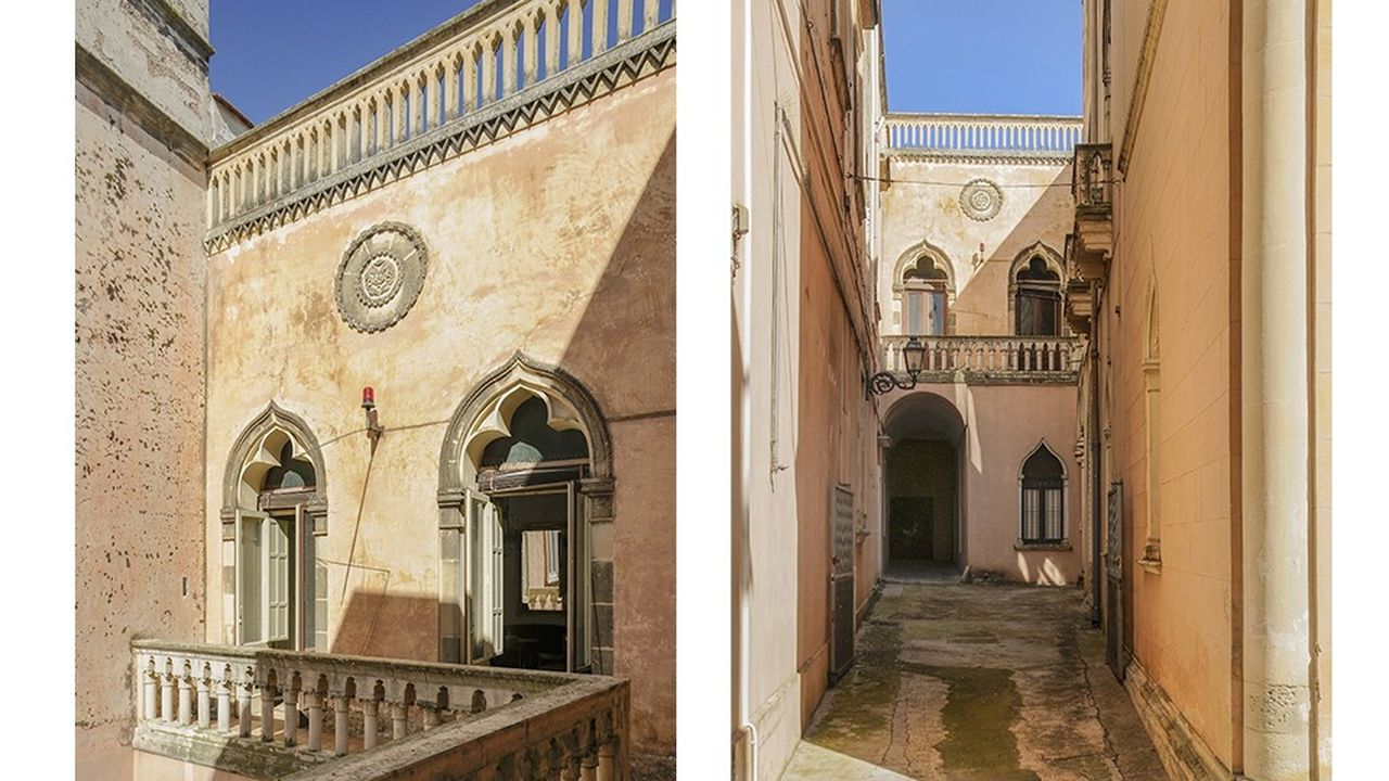 Cette demeure offre tout le charme de l'Italie et de la vie de château pour moins de 1 million d'euros.