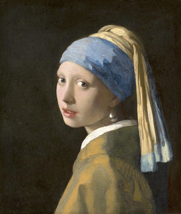 «La jeune fille à la perle» de Johannes Vermeer, 1664-1667.