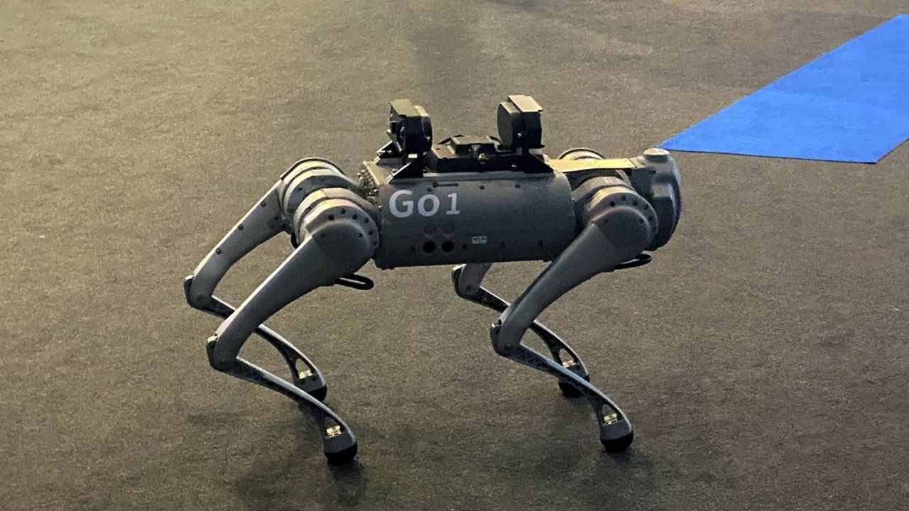 Les robots-chiens comme ceux de Boston Dynamics ou de Xiaomi étaient bien visibles au Mobile World Congress de Barcelone.