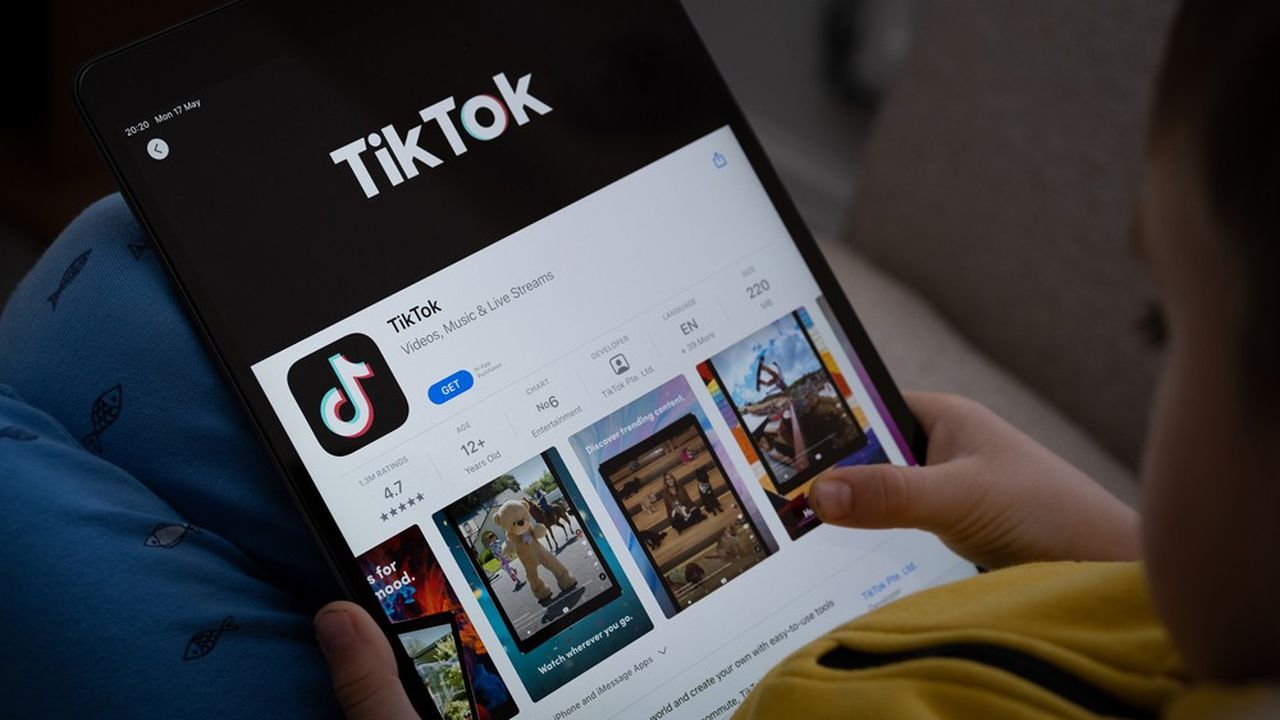 Sans le dire, la proposition de loi vise surtout TikTok, l'application de vidéos courtes du chinois Bytedance, très utilisée par les adolescents.