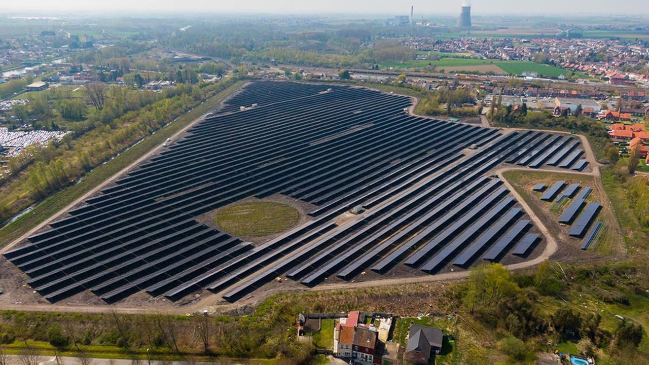 CVE veut multiplier ses centrales solaires, comme ici celle de Lourches, dans le Nord.