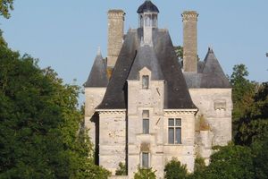 Le château d'Aubry-en-Exmes, dans l'Orne.