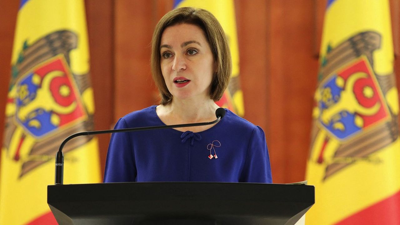 Maia Sandu, 50 ans, est présidente de la Moldavie depuis décembre 2020.