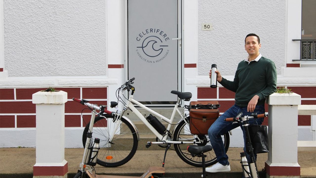 Célérifère commercialisera en juin en plus de sa trottinette, une draisienne et un vélo électriques qui fonctionneront avec la même batterie.