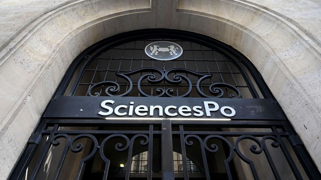 L'Ecole Sciences Po au 27 rue Saint-Guillaume, a Paris.