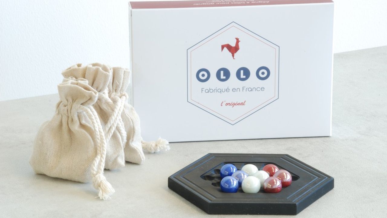 Le jeu de société « Ollo » est produit par l'entreprise MK3D, installée à Chalon-sur-Saône depuis 2019.