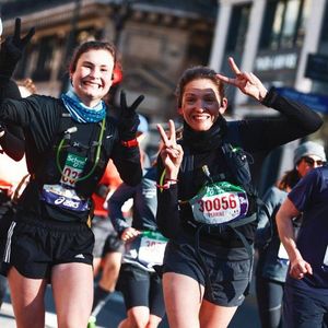 Des coureurs lors du Schneider Electric Marathon de Paris, le 3 avril 2022.