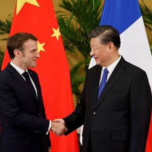 Emmanuel Macron et Xi Jinping au sommet du G20 à Bali, en novembre dernier.