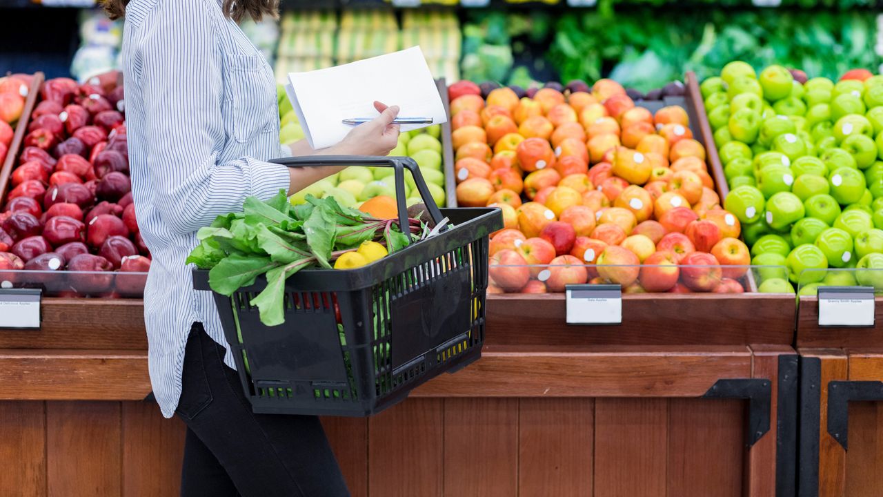 supermarché produits fruits légumes
