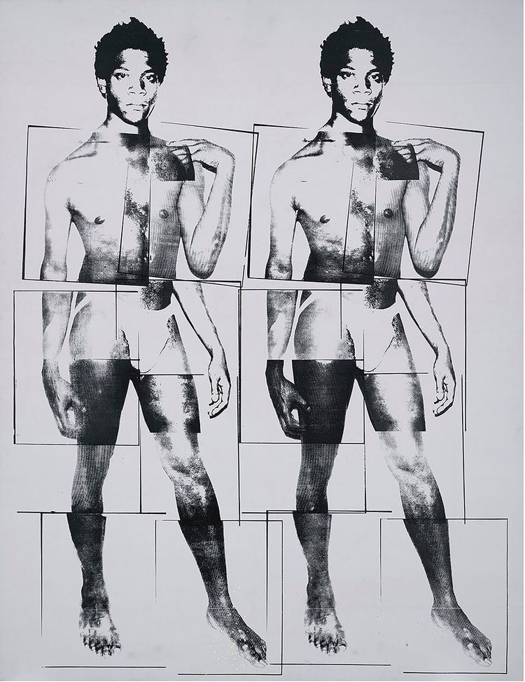 «Portrait of Jean-Michel Basquiat as David» (1984), d'Andy Warhol.
