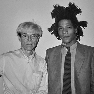 Andy Warhol et Jean-Michel Basquiat en 1982.