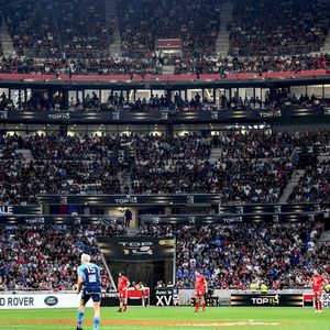 Le Groupama Stadium à Décines (Rhône), accueillera notamment la Nouvelle-Zélande lors de la Coupe du monde de rugby.