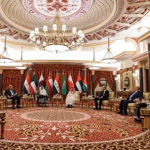 Les hauts diplomates des six pays du Conseil de coopération du Golfe, ainsi que de l'Egypte, de l'Irak et de la Jordanie, se sont réunis à Jeddah, le 14 avril.