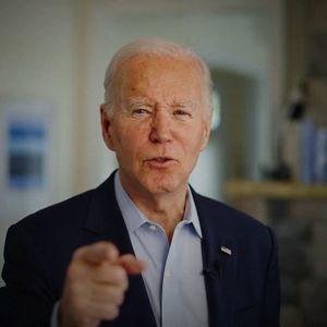 Une image du clip vidéo de Joe Biden où il annonce sa candidature pour l'élection présidentielle de 2024.