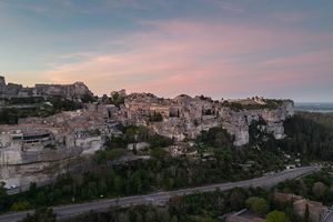 Vue panoramique des Baux-de-Provence.