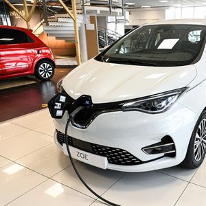 La ZOE électrique de Renault.