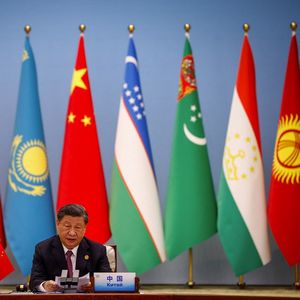 Xi Jinping au « sommet Chine-Asie centrale », le 19 mai 2023.