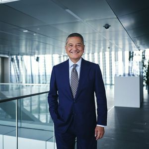 Fabio Panetta, 63 ans, est entré en 1985 à la Banque d'Italie, dont il a été le premier sous-gouverneur en 2019. Il a représenté la banque centrale italienne dans de nombreuses enceintes internationales. Ici, au siège de la BCE, à Francfort, en 2022.