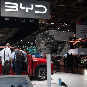 Le constructeur chinois BYD a affiché ses ambitions commerciales en Europe à l'occasion du dernier Mondial de l'auto en octobre 2022 à Paris.