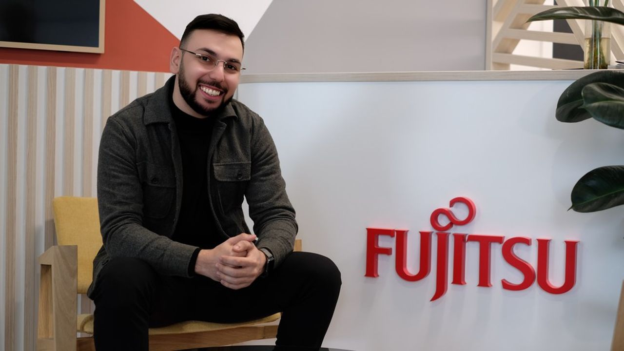 « Fujitsu était la marque de mon premier ordinateur. J'ai d'ailleurs parlé de cette anecdote pendant mon entretien RH, et ça a plu », explique Marouane Guidoum, en poste chez Fujitsu.